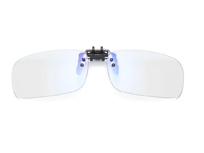 Allernieuwste Opzet Bril Computerbril voor Beeldschermen met Anti Blauw Licht Glazen - Stralingsbescherming - Dames Heren Beeldschermbril - Ultralight Kantoorbril Klemmen op je Bril - Clip On Klem