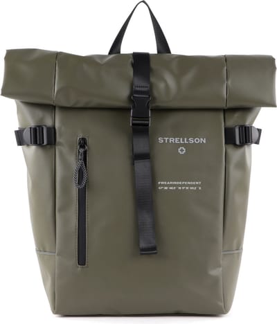 strellson Vrije tijd rugzak Rugzak met laptopvak Stockwell 2.0 Eddie Backpack Khaki Groene