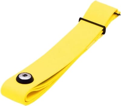 Hartslagmeter Borstband - Polsband Sensor - Training Fitness - Nauwkeurige Meting - Verstelbaar - Geel