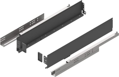 Gamet Simple Box6 - Lade - Antraciet - 500mm - Staal