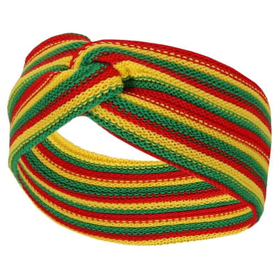 Morethansocks - Vastelaovend haarband dames - One size - Haarband Limburg - Haarband Rood/Geel/Groen