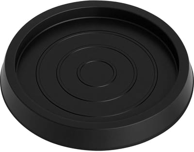 4 stuks meubelonderleggers, ronde antislip pads, stoelstopper, rubberen meubelrolkussen, 6,35 cm, zwart, antislip meubelpad voor kasten, banken, tafels, piano's, meubelwielen