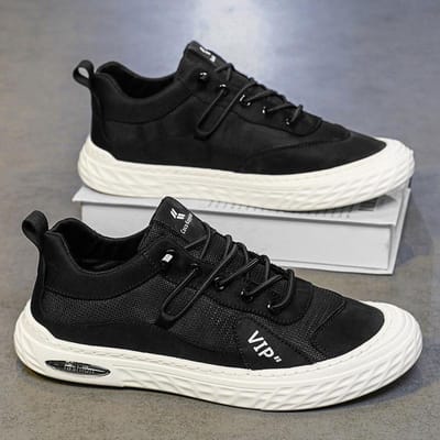 Nieuwe Heren Sneakers Hardlopen Sportschoenen voor Heren Trend Lichtgewicht Tennisschoenen Zacht Ademend Heren Gevulkaniseerde Schoenen Sneakers Heren 44 white