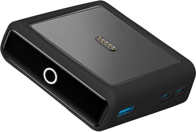 kwmobile Siliconen powerbank hoes voor Anker Charging Base Prime Bank 100W case - battery case - Powerbank beschermhoes in zwart