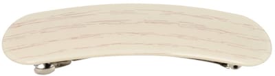 Haarsoires Haarspeld Patentspeld 10cm - Houtlook - Glans - Creme - Haarspelden voor Dames - Haarklem - Haarclip - Haaraccessoires - Hair Clip - Decoratieve Haaraccessoire
