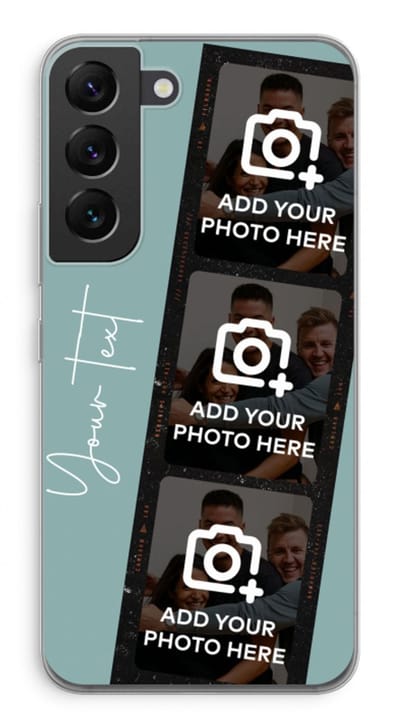 Gepersonaliseerd - Case Company® - Hoesje geschikt voor Samsung Galaxy S22 hoesje - Filmrol N°1 - Soft Cover Telefoonhoesje - Bescherming aan alle Kanten en Schermrand