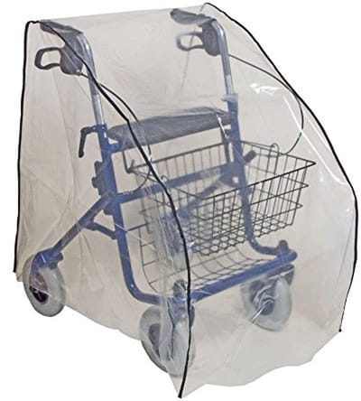 1 x Behrend Rollator - beschermkap beschermzeil afdekking, universeel, 60 x 80 x 82 cm
