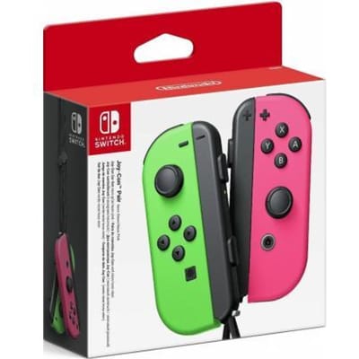 Nintendo Switch Joy-Con Controller paar - Neon Groen en Roze - Batterij eenvoudig vervangbaar