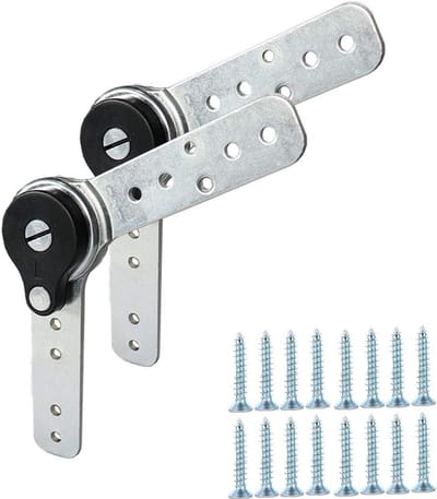 2 Pack van meubels verstelbare hoek scharnier automatische reset functie scharnierhoek aanpassing machine zware stelbank/bed/kast/fauteuil gear aanpassing hardware 90 tot 180 graden