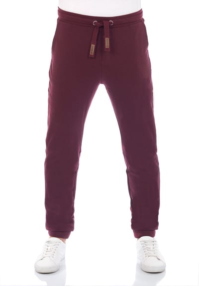 riverso Heren Joggingbroek RIVKasper regular/straight Rood S Volwassenen Joggingbroek met Trekkoord