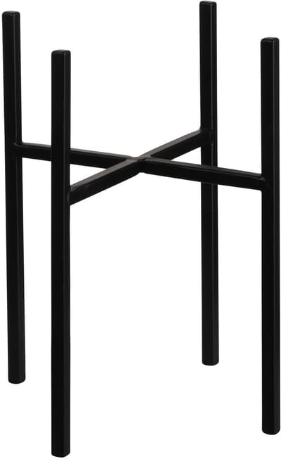 ASA Selection haruko metalen standaard, metalen standaard, voor vazen, bloempotten, zwart, H 20,7 cm, 99070950