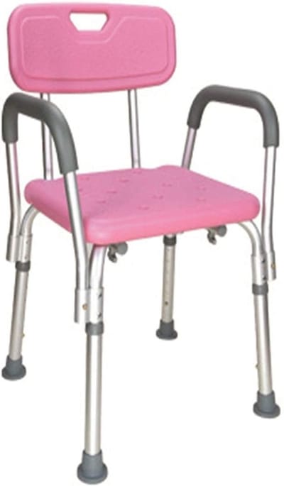 Badkruk - Douchestoel - Veilig Douchen - In Hoogte Verstelbaar - 75-88 cm - Blauw
