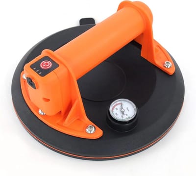 TILER 8" Elektrische Vacuüm Zuignap Heavy Duty Lifter - Vacuüm Zuignap Paneel Lifter voor het optillen van glas, tegels, automatische voorruit, platte goederen - 200 lbs draagvermogen 8127F-E