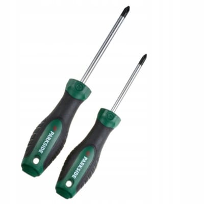 Parkside Kruiskopschroevendraaiers Set (2 stuks) - Magnetisch