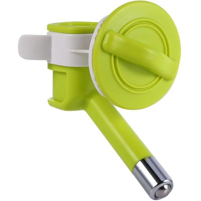 Hond Kat Waterdispenser Mondstuk Drinkbak Hangend Drinkhoofd Fontein Voerbak Huisdier Accessoire (Groen)