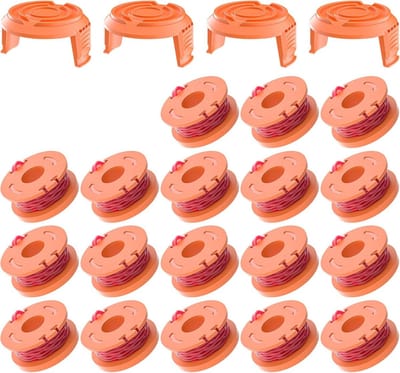 Draadspoel voor grastrimmer 1,60 mm - 18 reservespoelen en 4 doppen