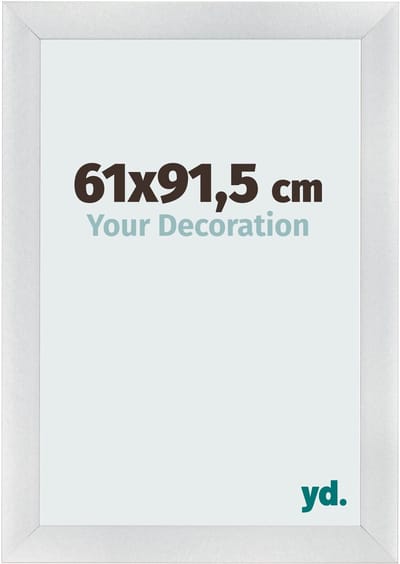 Your Decoration - Fotolijst 61x91,5 cm - MDF - Zilver Mat - Pisa