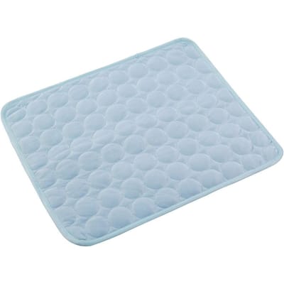 Tapis rafraîchissant d'été pour chien, lit froid Extra Large pour petits et grands chiens, accessoires pour animaux de compagnie, couverture Durable pour chat, canapé, coussin de glace (Light Blue,XS 40x30cm) bleu clair