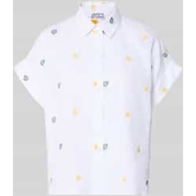 Blouse met overhemdkraag en knoopsluiting