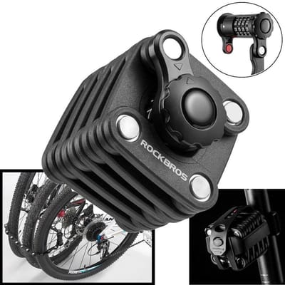 Fietsslot - Opvouwbaar Fietsslot ketting - Vouwslot met Cijferslot - Kubus Kettingslot - Bike Bicycle Lock - Veilig