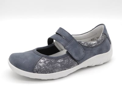 Remonte Dames Bandschoen - R3510-13 Jeansblauw - Maat 37