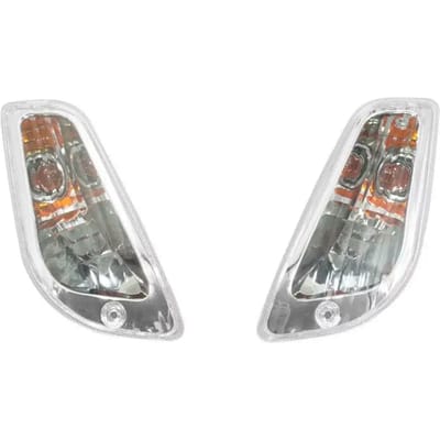 d&g transparant knipperlicht p2r voor scooter piaggio 50 vespa lx na 2005 ba15s
