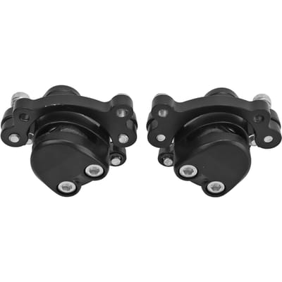 1 paar Schijfremklauwen Aluminiumlegering Voor Achter Schijfremklauwen voor MBX10 MBX11 Mini Dirt black