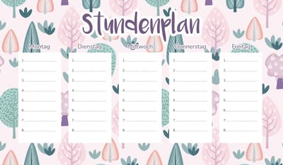 Wallvy - Magnetische Lesrooster Planner - 30x17,5cm - Hoogwaardige Druk - Personaliseerbaar