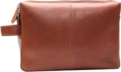 Esquire Toilettas Dallas Cosmetic Bag Brown Bruine