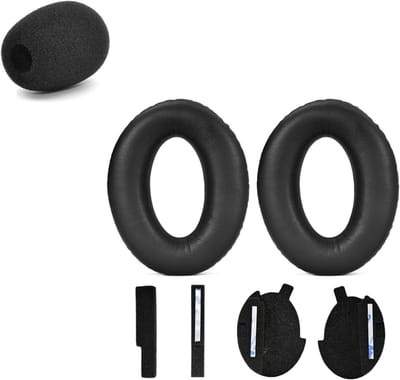 Vervangende Oorkussens voor Bose A10/A20/A30 Luchtvaartkoptelefoons met Microfoon Schuimcover Kit - Comfortabele Oorkussens en Geluidsisolatie