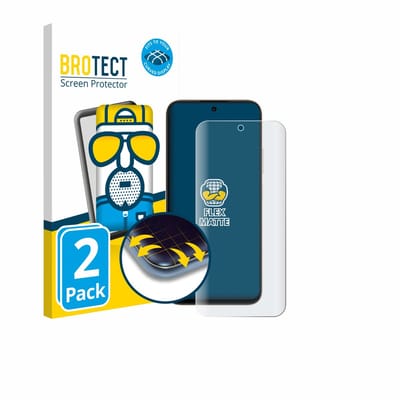 BROTECT - Screenprotector voor Oppo A6t 4G - Folie Beschermfolie matte volledig dekking 2 Stuks