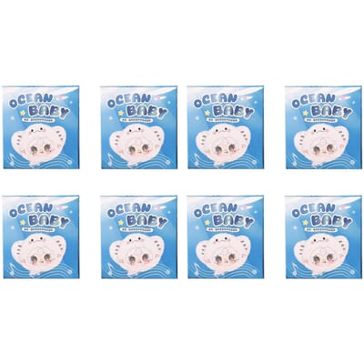 Schattige Yooki V6 Ocean Baby Serie Vinyl Pluche Blind Box Tas Hanger Pop Decoratie Sleutelhanger Verzamel Speelgoed Mysteriedoos Verjaardagscadeau
