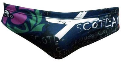 Turbo Scotland Zwemslip Zwart 5XL Man