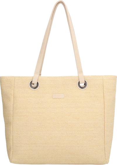 Beagles Formentera Shopper - Rotan - Riet - Praktisch - Tote Bag - Dames Tas - Multi Natuur