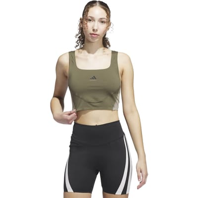 Adidas Performance  Basketball Crop Tank Top Size: XL | Sports Bras Outlet | Dames | Bruin