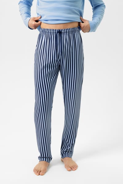 mey Herren Lange Broek Serie Graphic Stripes