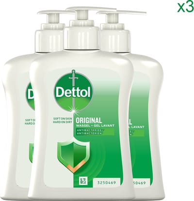 Dettol Handzeep Original - 3 x 250 ml - Grootverpakking