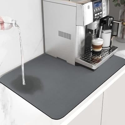 Absorberende Drupmat voor Koffiezetapparaat - 60 x 40 cm Keukenonderlegger, Lekmat en Drainer voor Werkblad, Ideaal voor Koffie en Keukenaccessoires