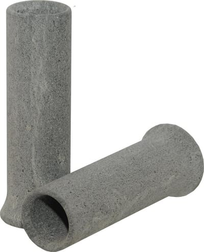Hukka - Hoge borrel glazen van speksteen 2 x 4cl - "Ryyppyputki"