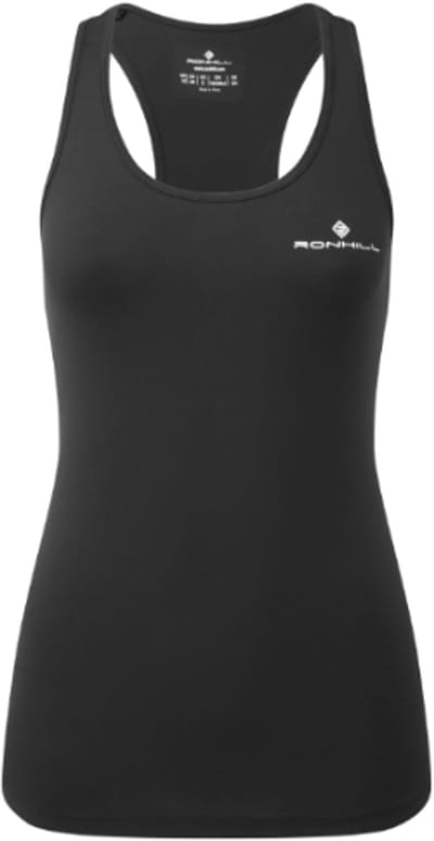 Ronhill | Dames Hardloop Tanktop | Tech Race Vest | Zwart | Maat XS