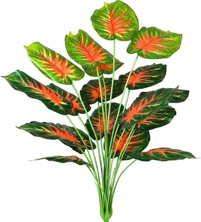 Artificial Plants Monstera Palm Tree Leaf Real Touch Art Silk Flowers Tropical Green Artificial Plants Large - ShopVlot