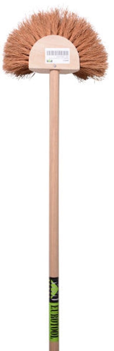 MM Eurotool Raagbol FSC 12.5 Centimeter Hout Cocos Met Houten Steel 200 Centimeter