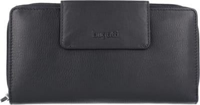 Bugatti Vertice portemonnee leer 20,5 cm - Dames - Horizontaal - schwarz