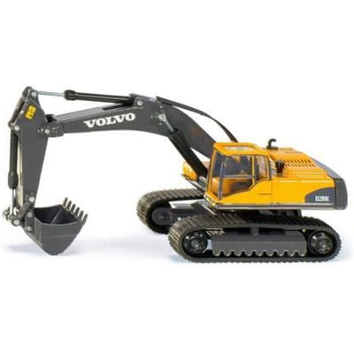 SIKU 3535, Volvo Hydraulische graafmachine, 1:50, metaal/kunststof, geel, functionele graafarm