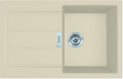 Franke Sirius 2.0 - Tectonite spoelbak S2D 611-78, 78x50 cm, beige 143.0670.896