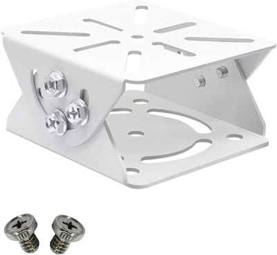 2D Universele Pole Montage Gezamenlijke Beugel Connector, CCTV Camera Montagebeugel Staal Eendenbeugel Hoofd Voor Video Surveillance Beveiligingscamera Mounts