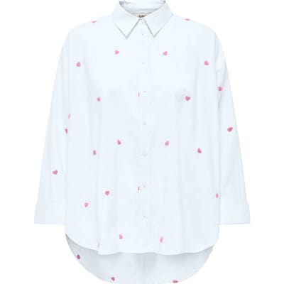 Relaxed fit overhemdblouse van puur katoen model 'NEW LINA GRACE'