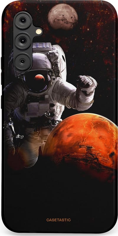 Casetastic Hoesje Geschikt voor Samsung A34 (5G) - Stijlvolle Beschermende Duo-layer Case - Stellar avontuur