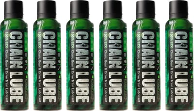 Eco2work kettingspray - 6 x 200ml (1200ml) - Kettingreiniger - Biologische afbreekbare kettingspray - Kettingspray fiets - Kettingvet - Smeermiddel - Kettingolie - Duurzaam