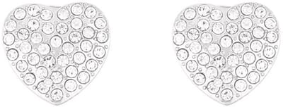 Button Cover - Cuffling - Knoopclip - Hart - Strass - Set van 2